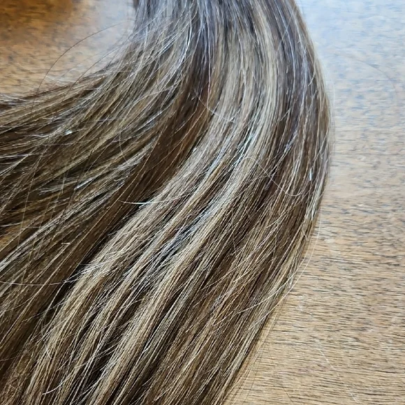 12" Tape-in Moresoo Hair Brown Extensions - Picture 4 of 10